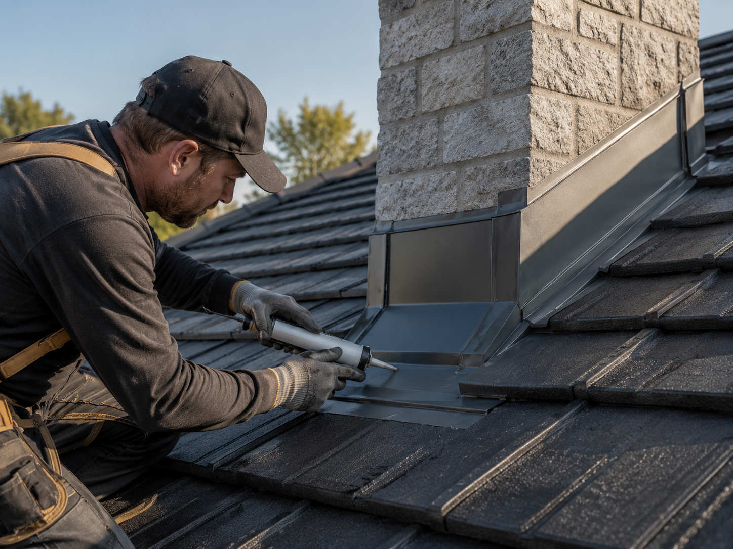 Roof plumbing flashing and valley work in Bendigo